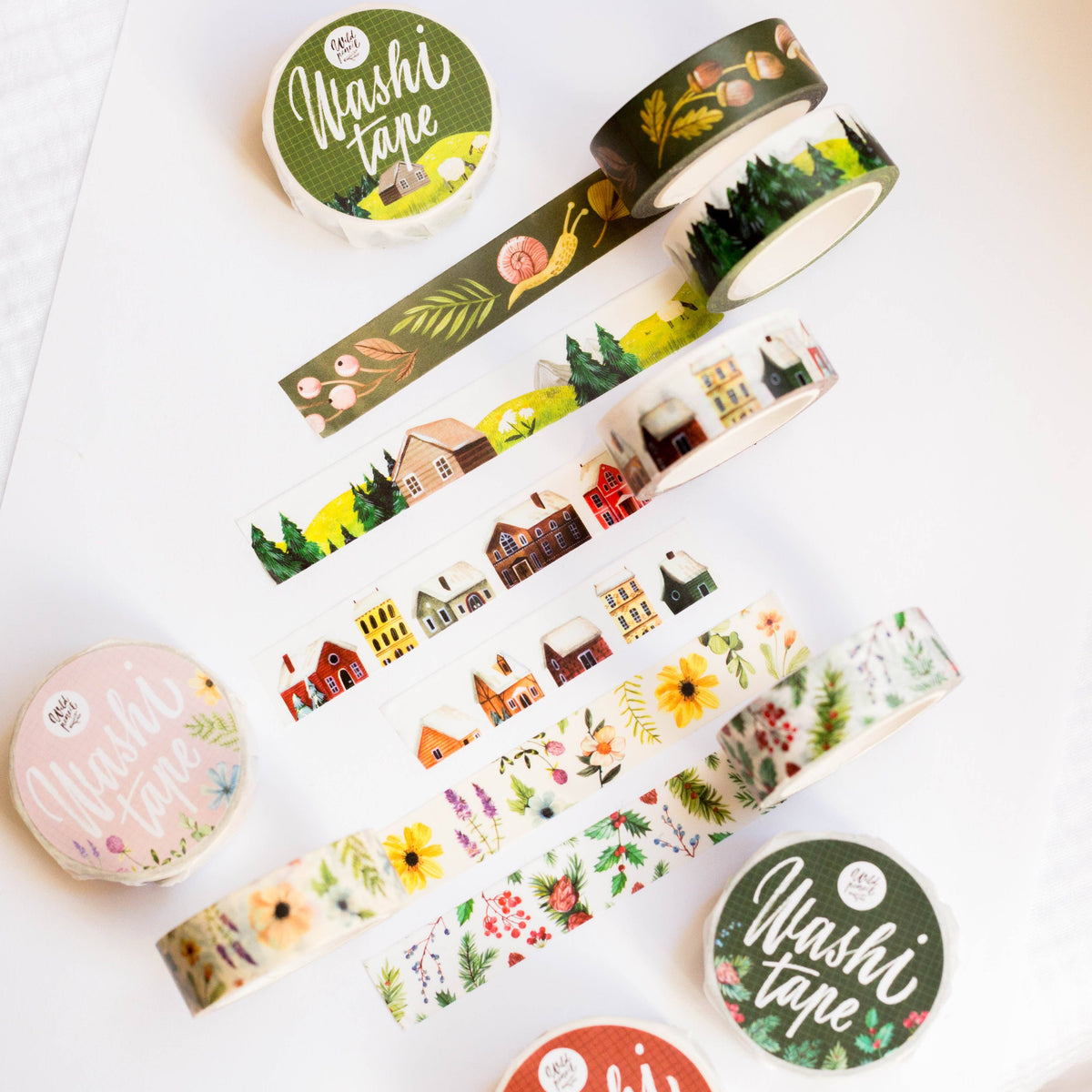 Washi Tape - Winter Town