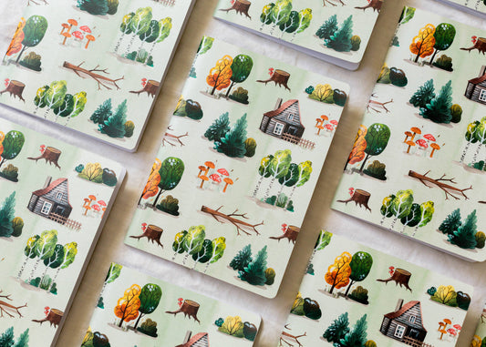 Notebook A5 - Cottage in the Woods