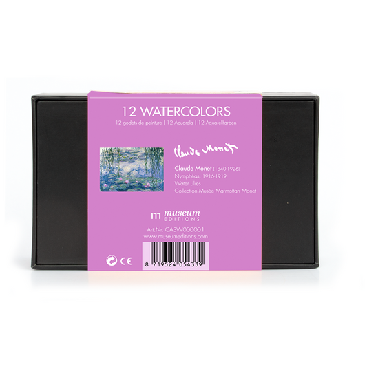 Watercolor set, Claude Monet, Water lilies