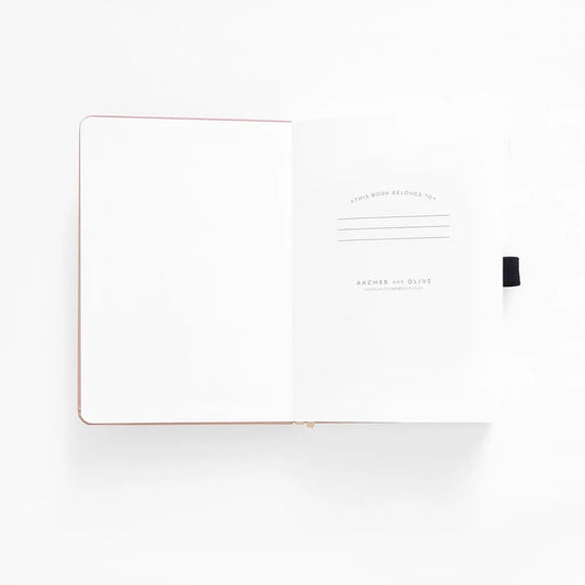 Songbird In Blue Dot Grid Notebook - square 160 pages