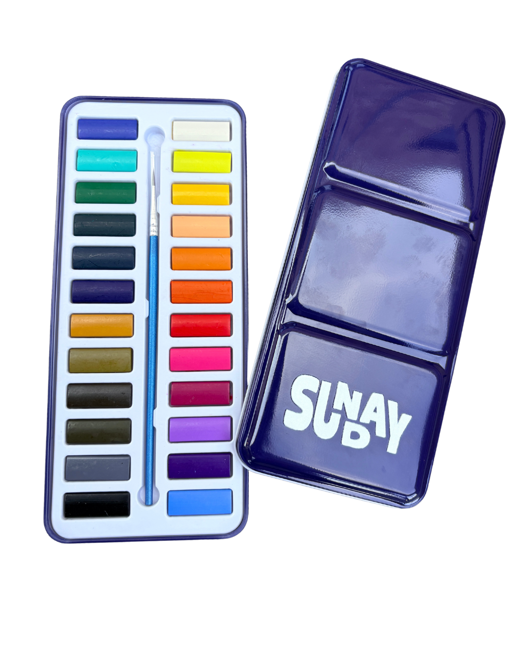 Sunday Watercolor Paint Set – 24 Colours