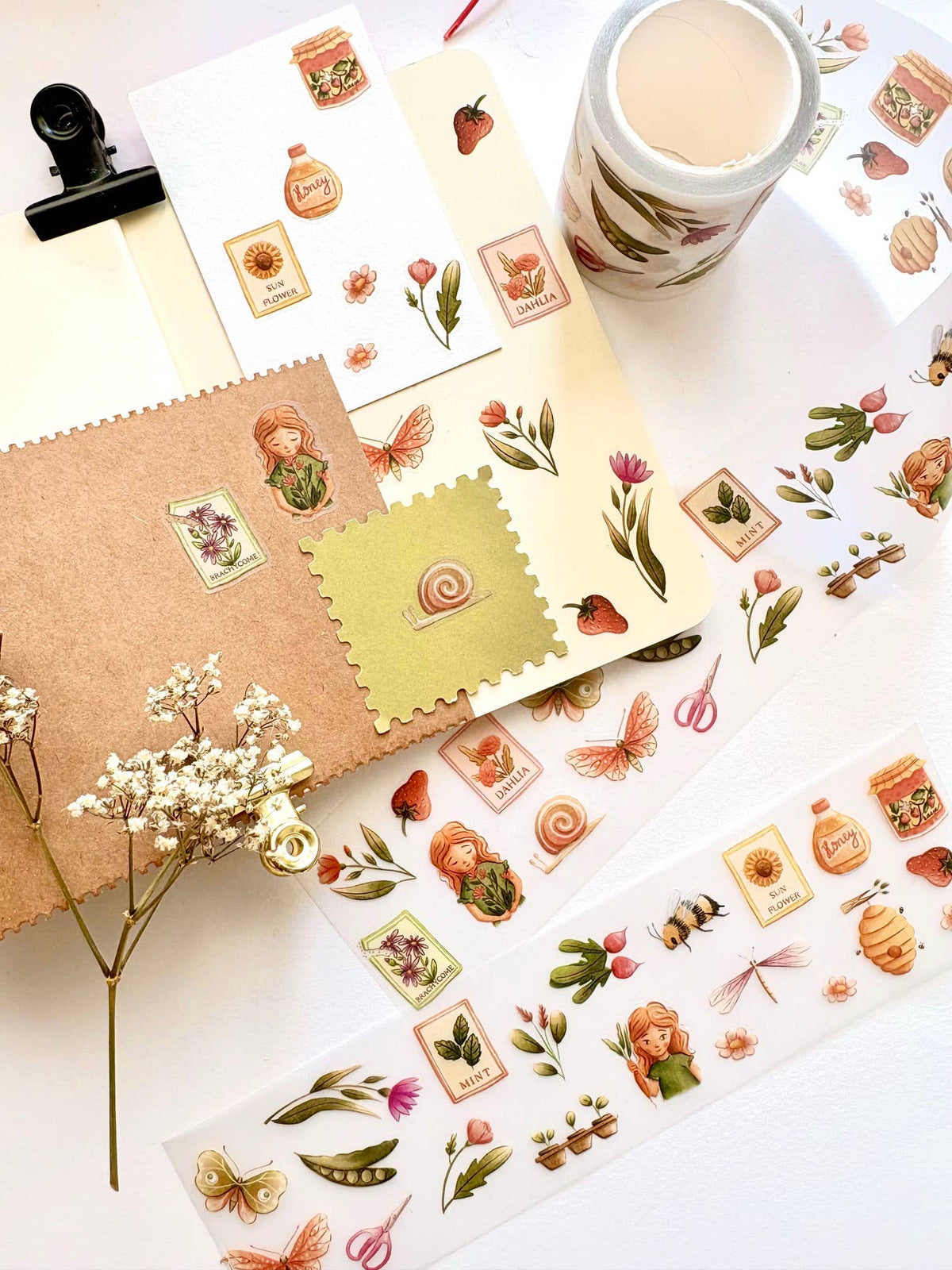 Kiss Cut PET Tape - Kitchen garden (kiss cut)
