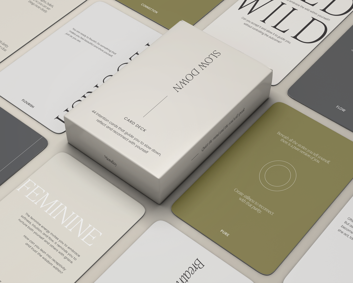 Slow Down Card Deck - inspiration cards