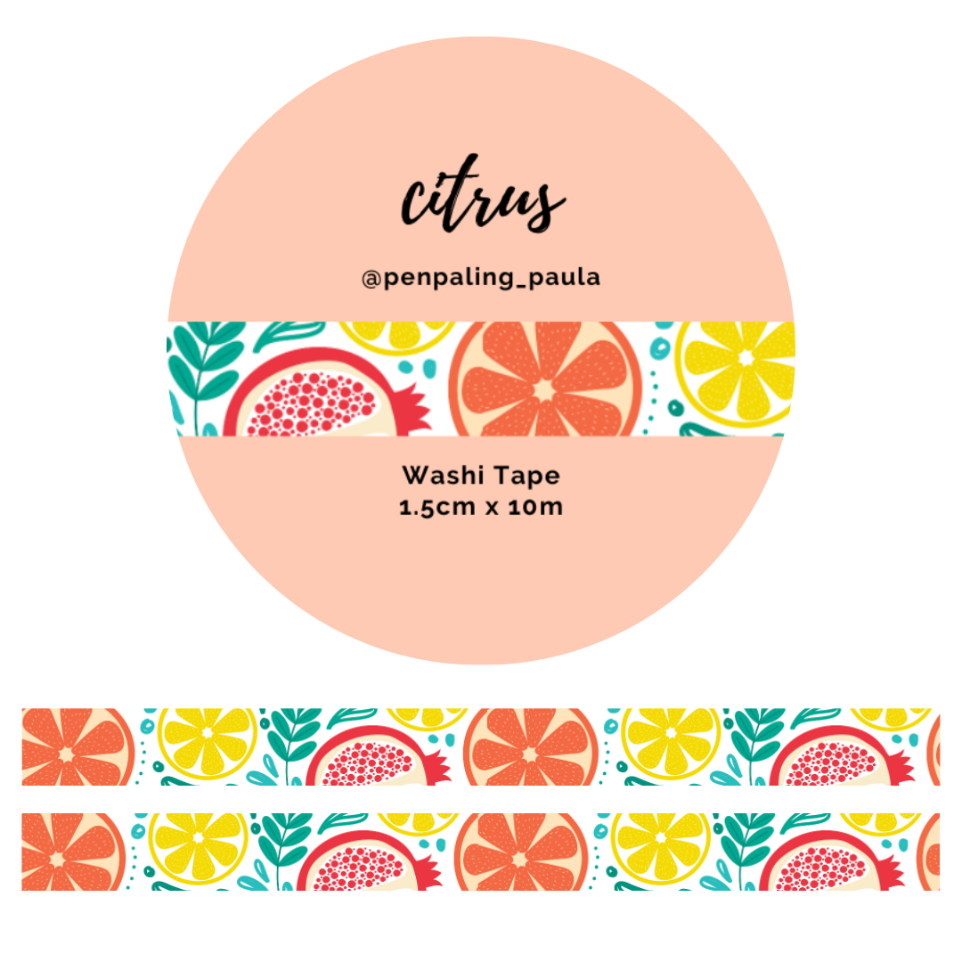 Citrus - Washi Tape