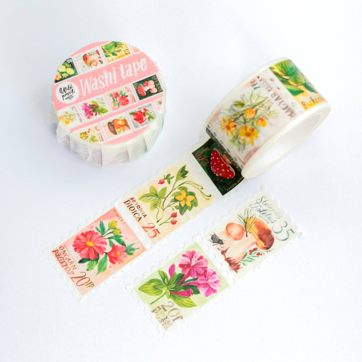 Washi Tape - Botanical Stamps
