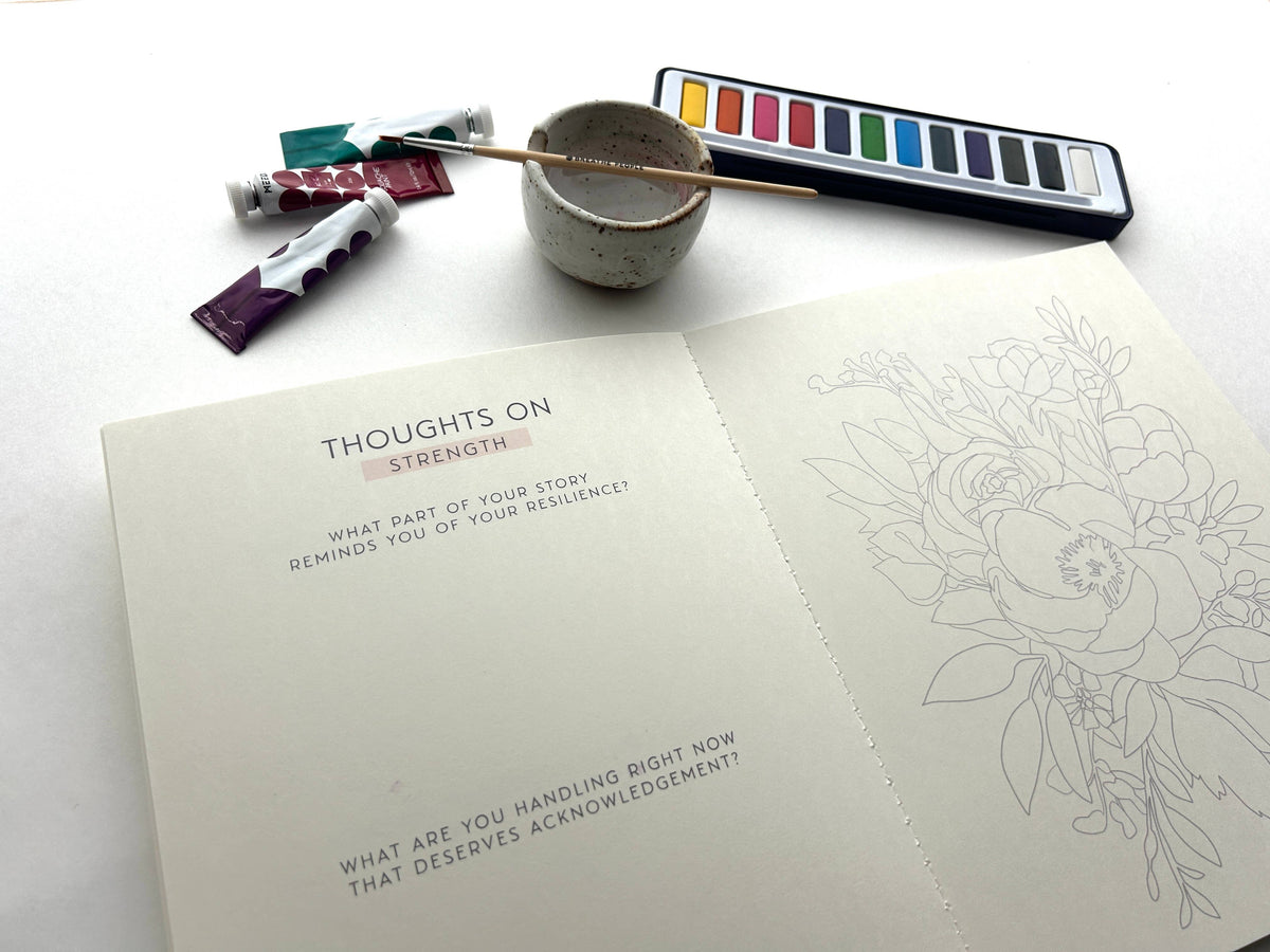 Livre d'Art Méditatif, 16 Pages de Rituel Créatif Guidé
