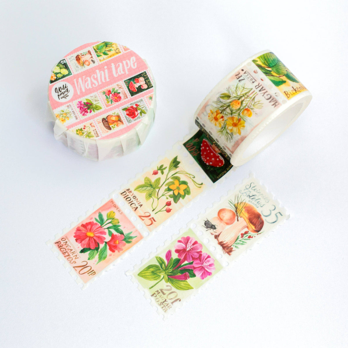 Washi Tape - Botanical Stamps