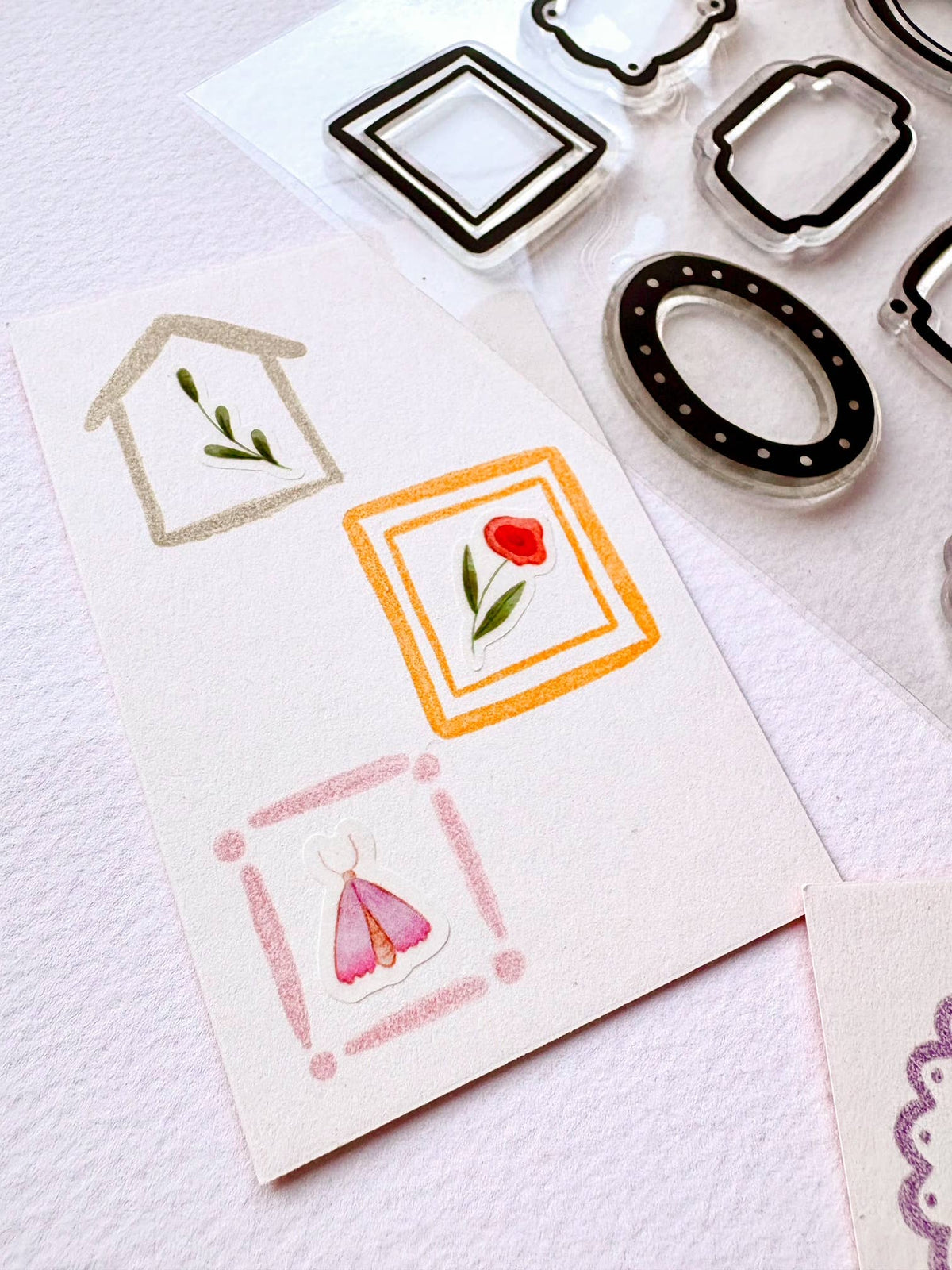 Stamp set - Cute frames