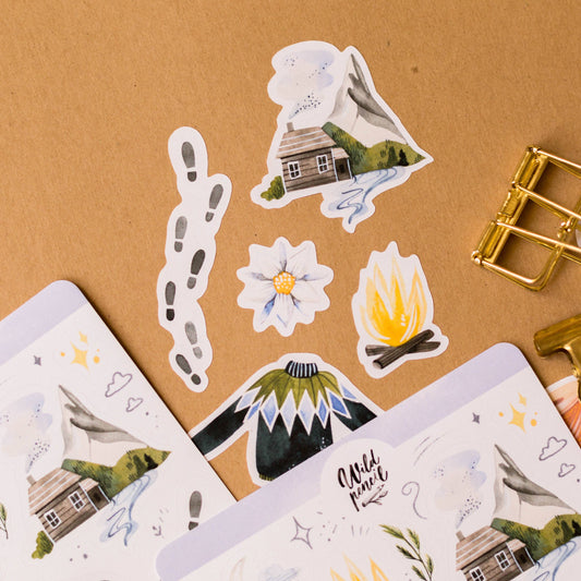 Sticker Sheet - In The Mountains