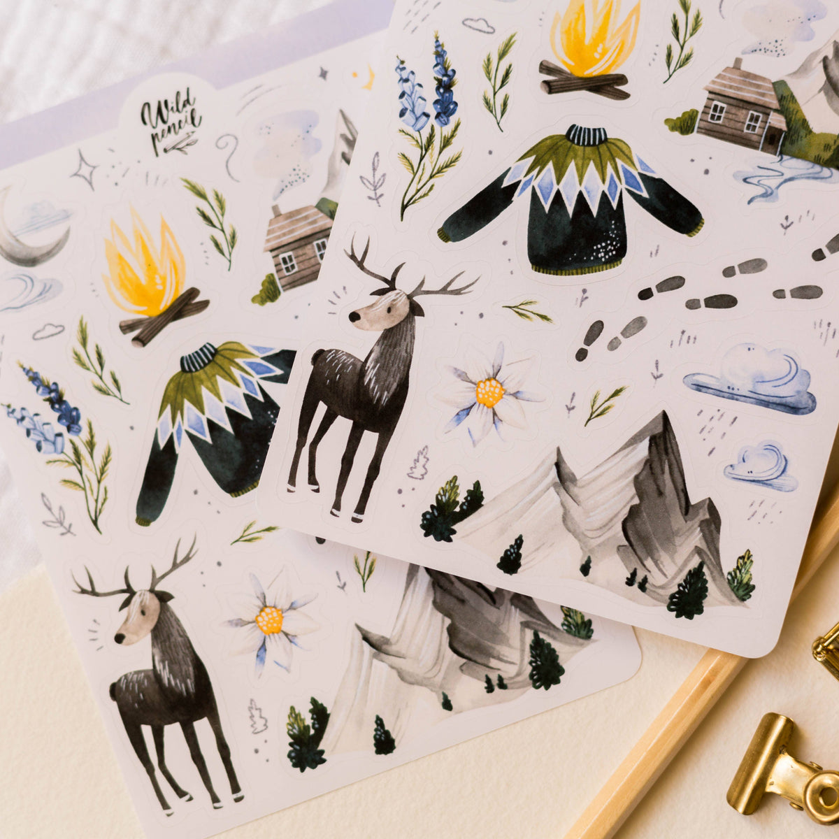 Sticker Sheet - In The Mountains