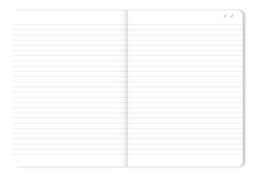 Fabrique Notebook - Stripes Yellow