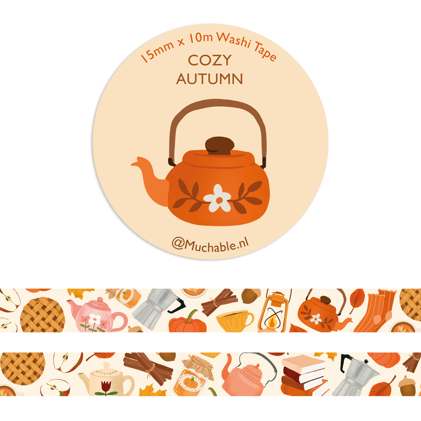 Washitape - cute autumn fall items cozy days
