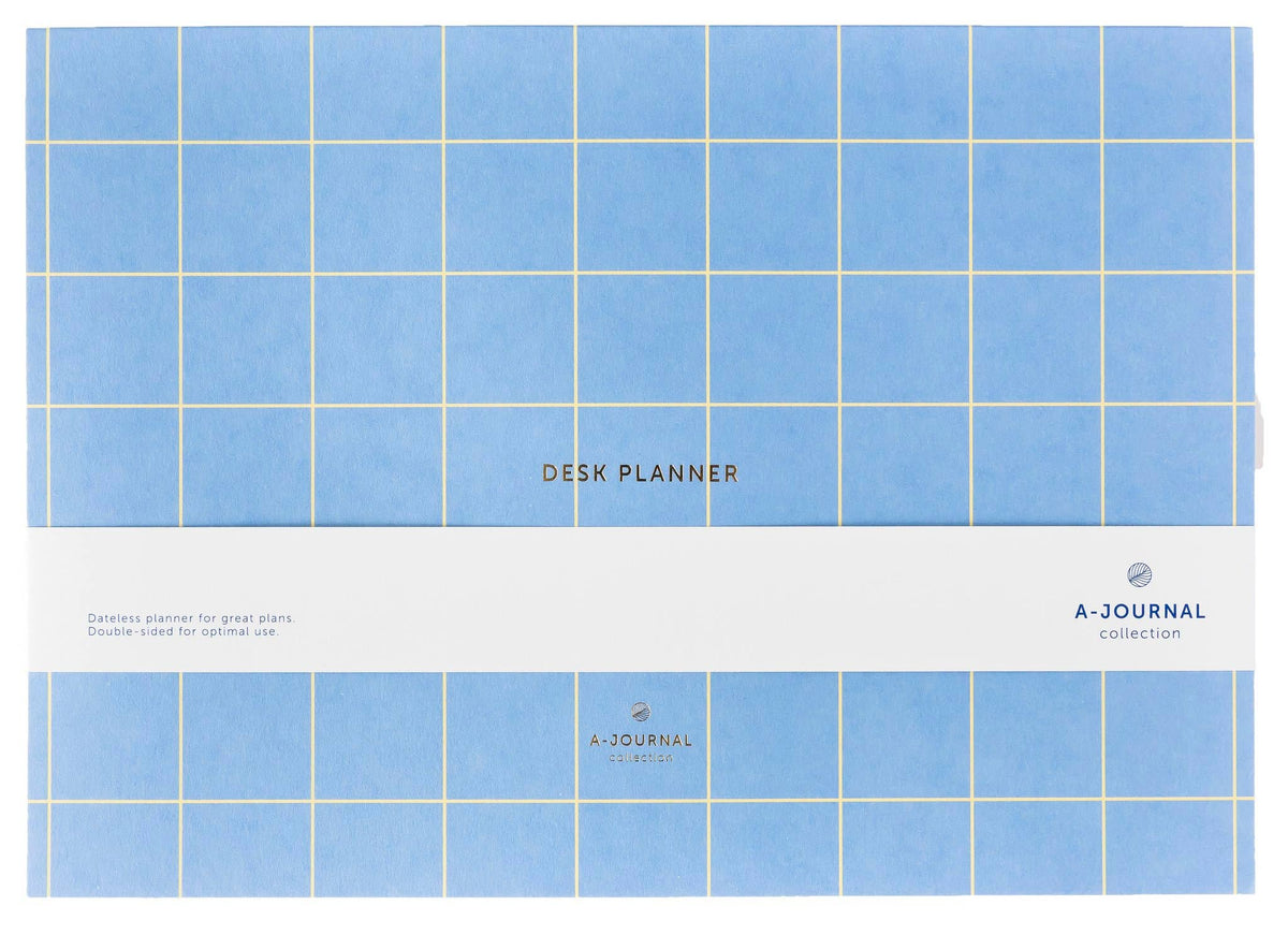 A-Journal Deskplanner - Lavender Blue