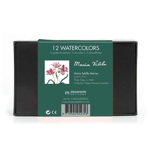 Watercolor set, Tulips Merian