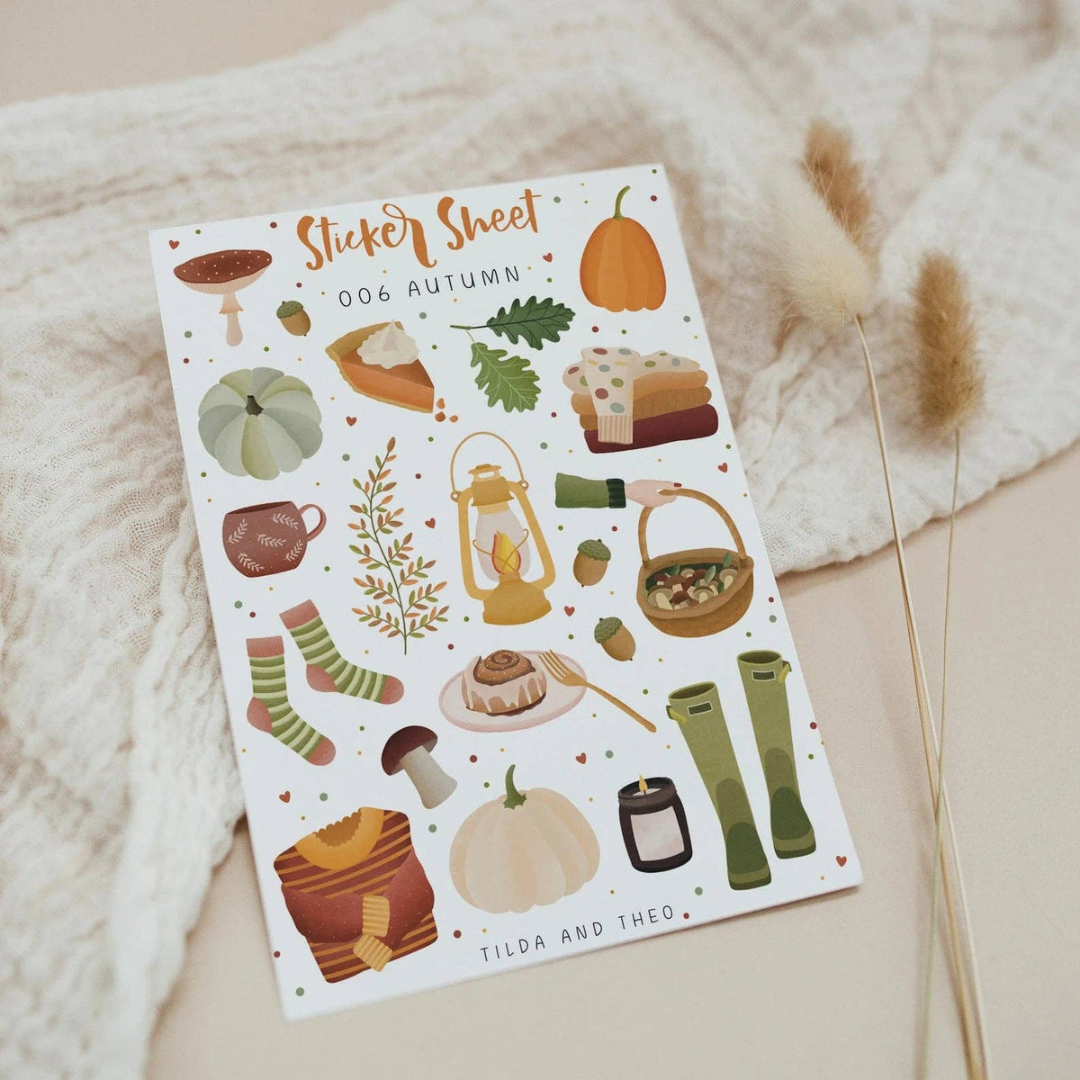 Sticker Sheet Autumn - Autumn Hygge