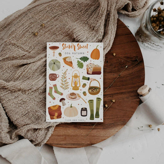Sticker Sheet Autumn - Autumn Hygge