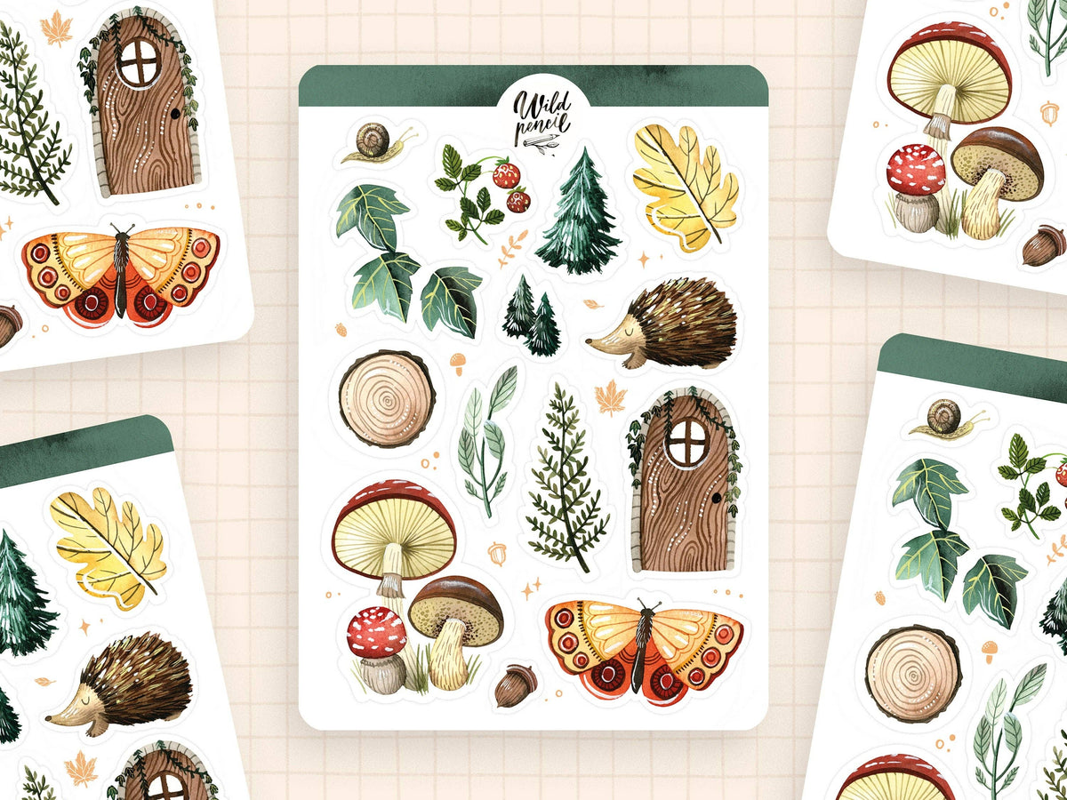 Sticker Sheet - Forest