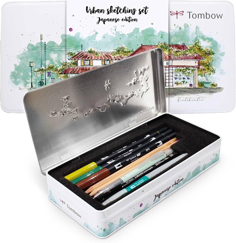 Tombow Urban Sketching Set: Japan Edition
