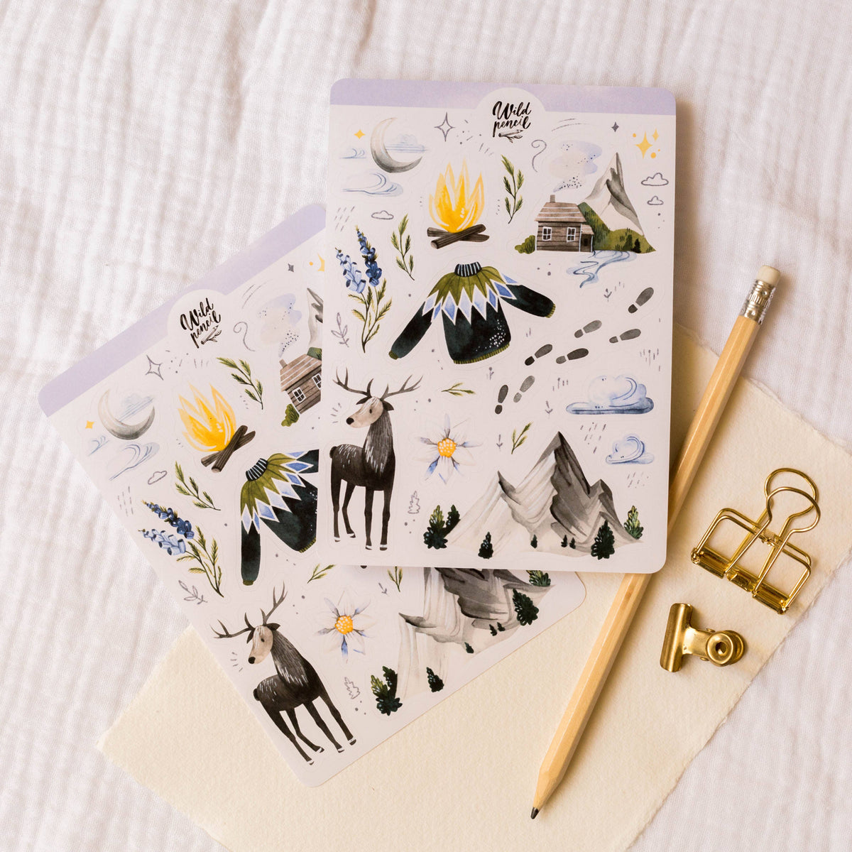 Sticker Sheet - In The Mountains