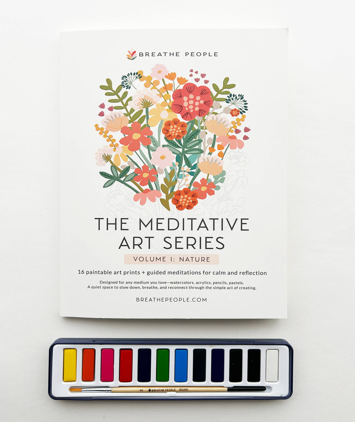 Livre d'Art Méditatif, 16 Pages de Rituel Créatif Guidé