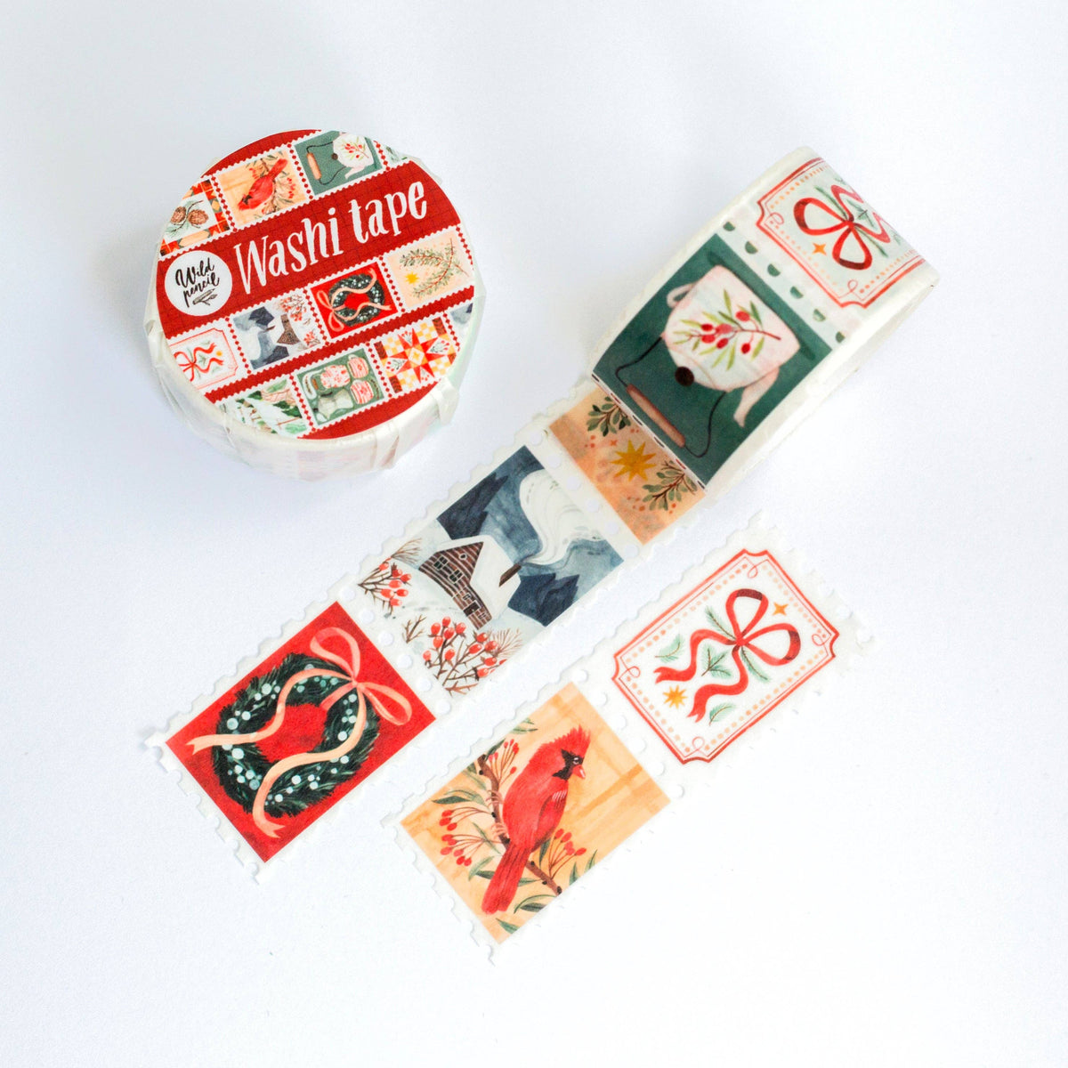 Washi Tape - Christmas Stamps
