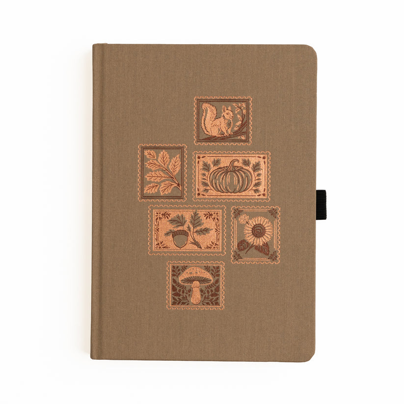 Stamp Collector Notebook A5 dotted 128 pages journal - Archer & Olive