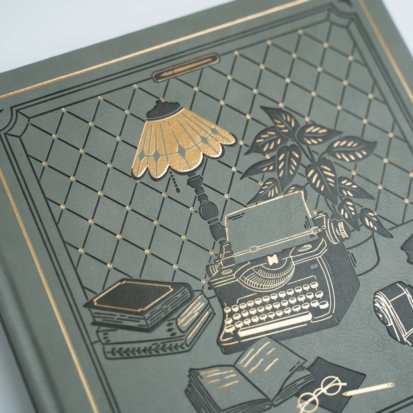 The Writer's Desk Notebook A5 journal, 192 grid dot: Archer & Olive
