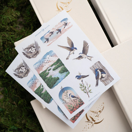 Swallows Stickers - Archer & Olive