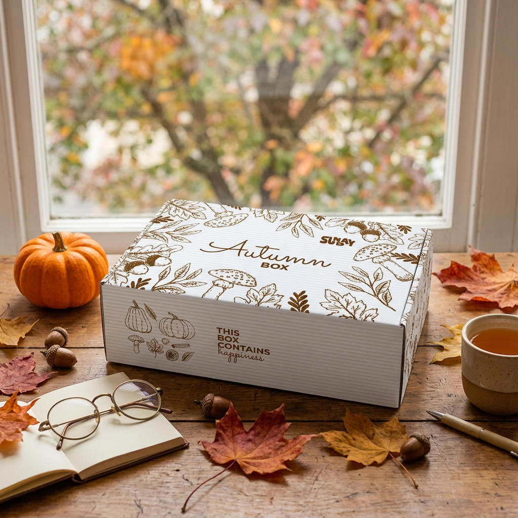 Sunday Autumn Cozy stationery box