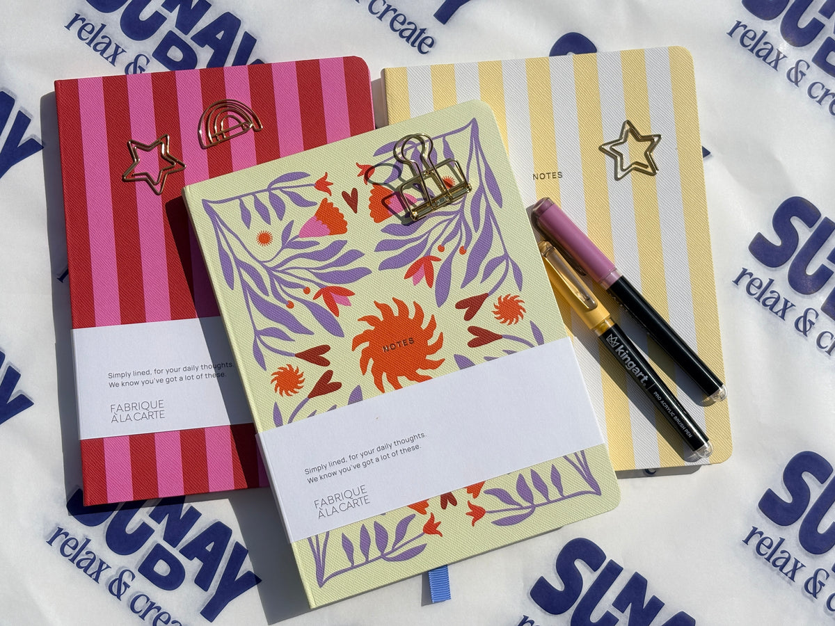 Fabrique Notebook Sun Beige Lavender