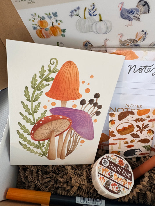 Sunday Autumn Cozy stationery box