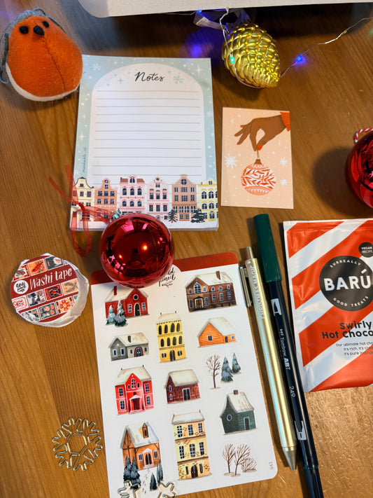Christmas stationery box - Kerstbriefpapierdoos