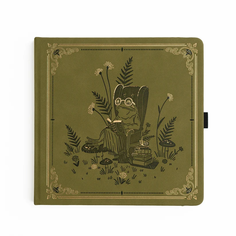 Literary Frog | Square Notebook dot grid 160 pages