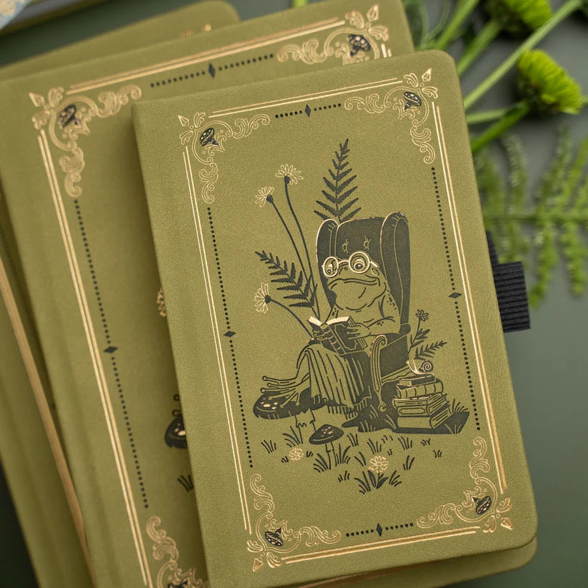 Literary Frog | Square Notebook dot grid 160 pages