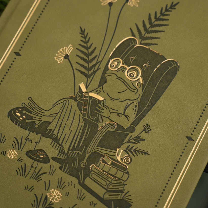 Literary Frog | Square Notebook dot grid 160 pages