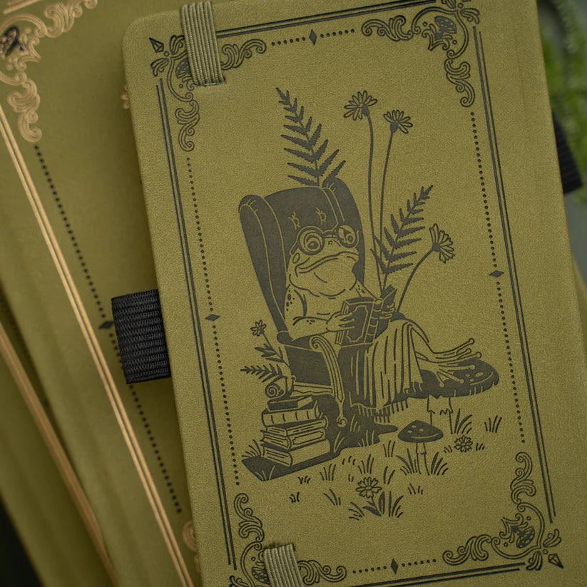 Literary Frog | Square Notebook dot grid 160 pages