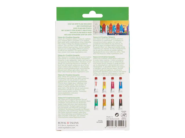 De Talens Art Creation Gouache set 8x12 ml