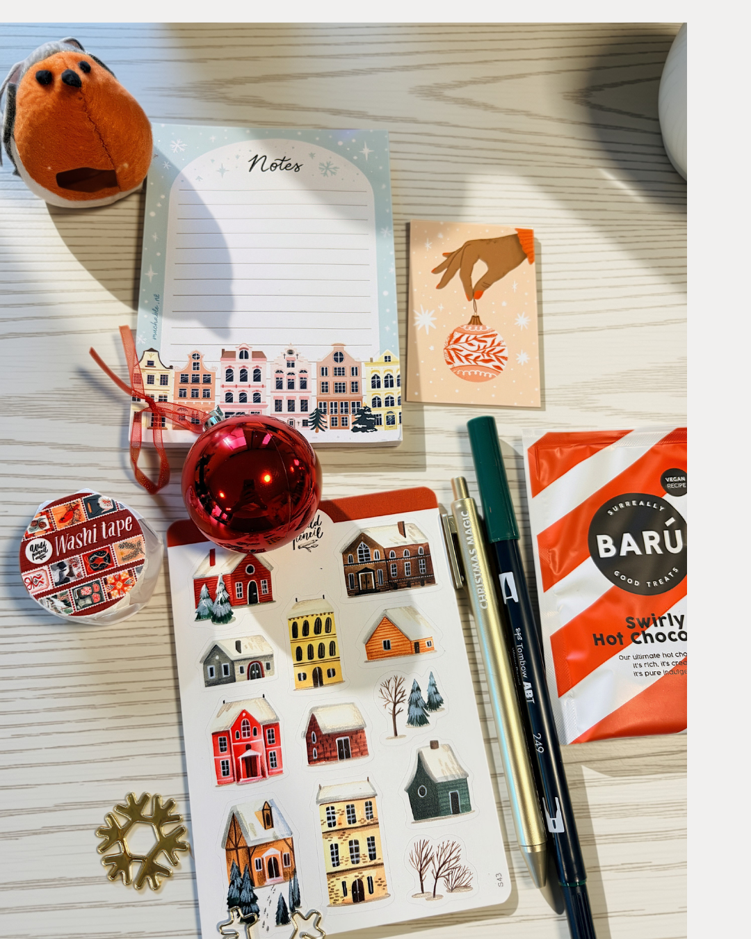 Christmas stationery box - Kerstbriefpapierdoos