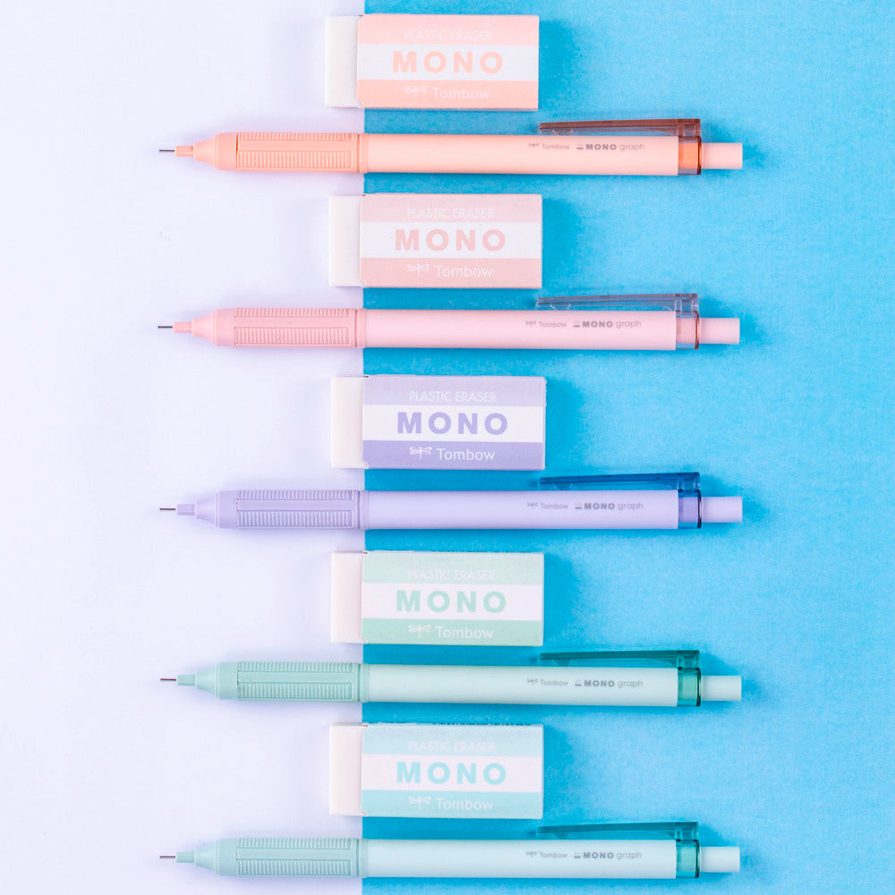 Tombow Limited Edition MONO graph Lite Mechanical Pencil - Sorbet Blue