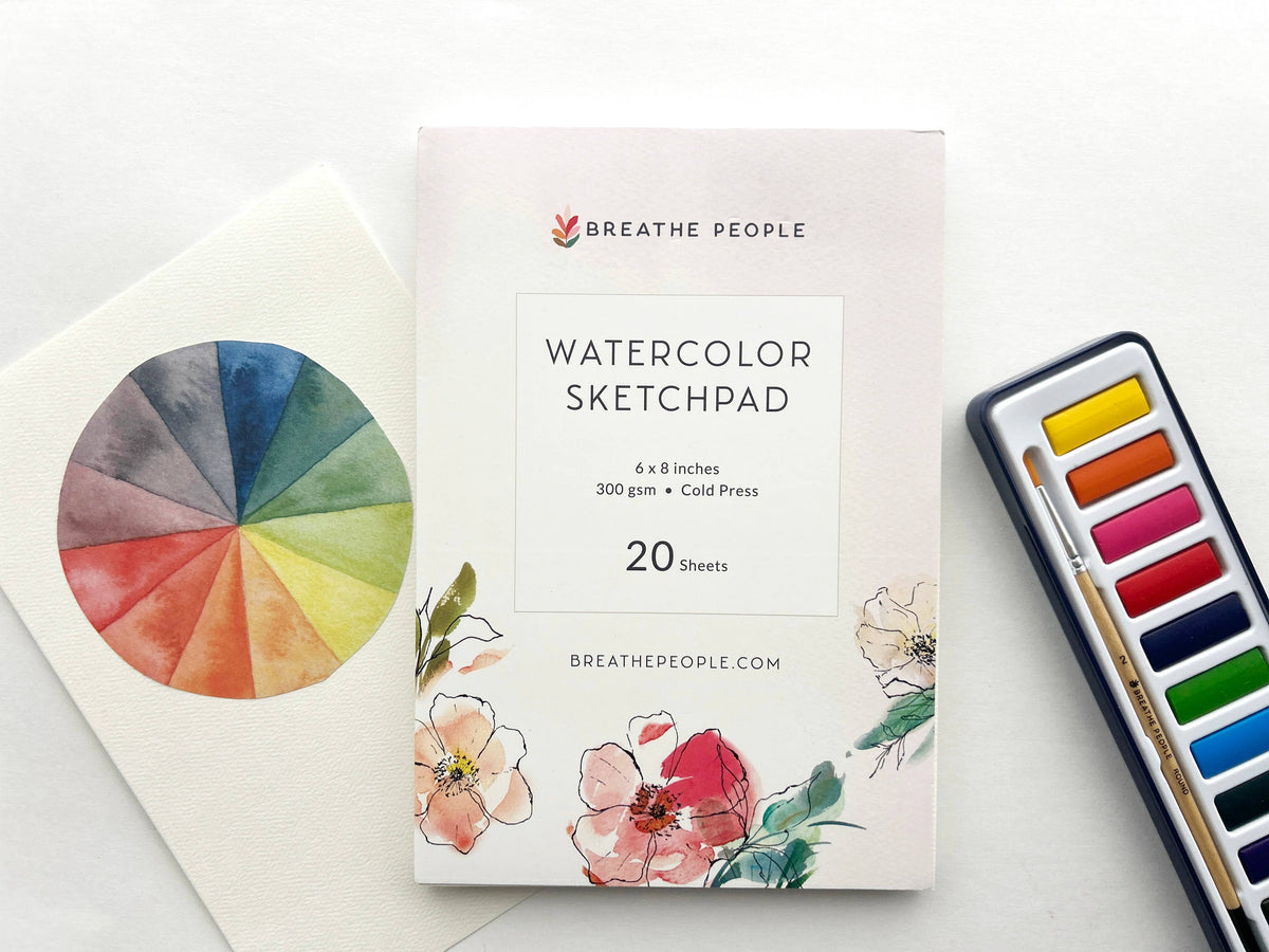 Watercolor Sketch Pad for Creative Practice - Aquarel schetsblok