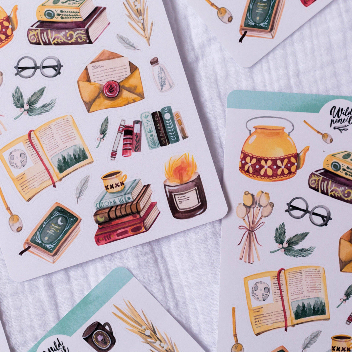 Sticker Sheet - Library