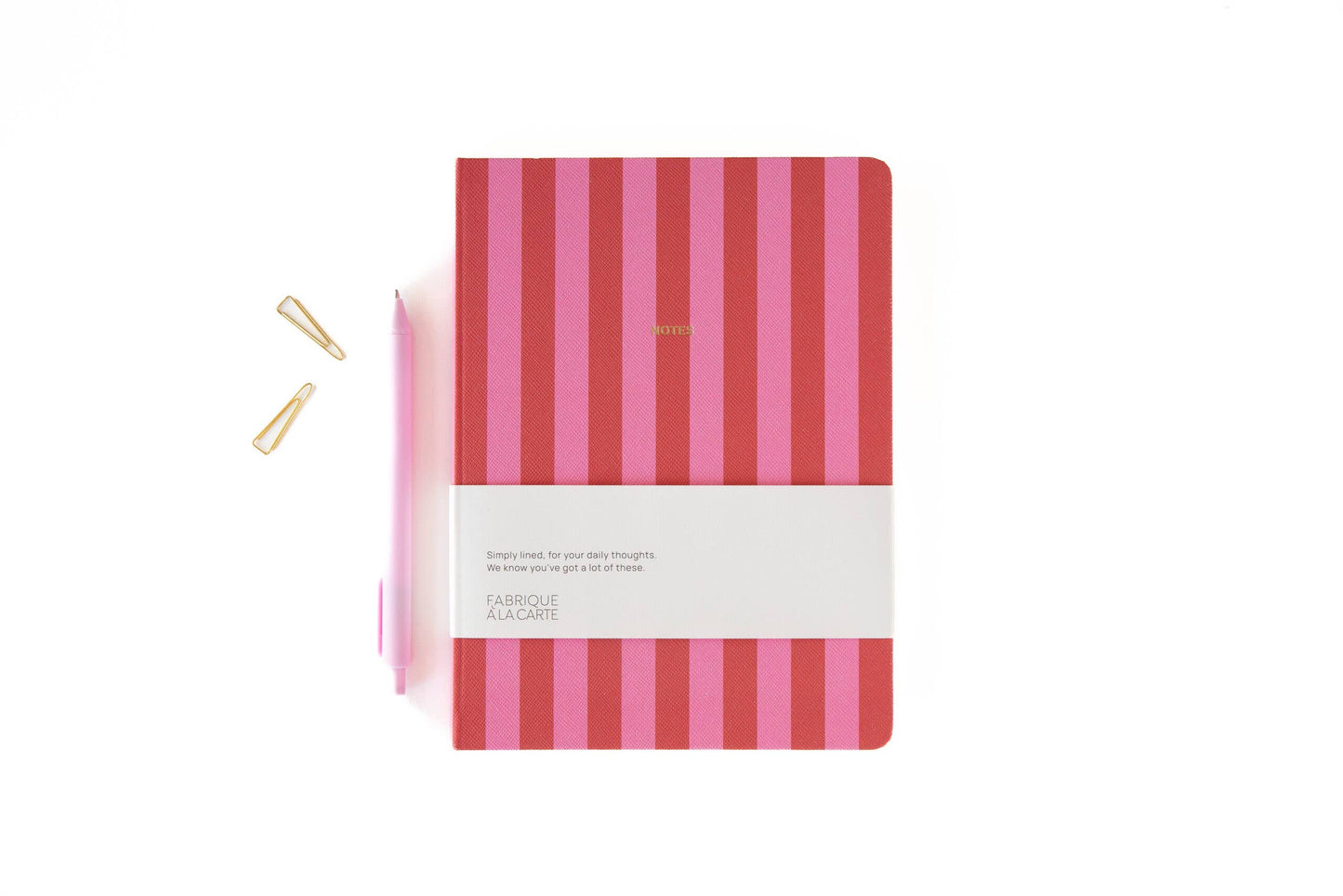 Fabrique Notebook Stripes Pink