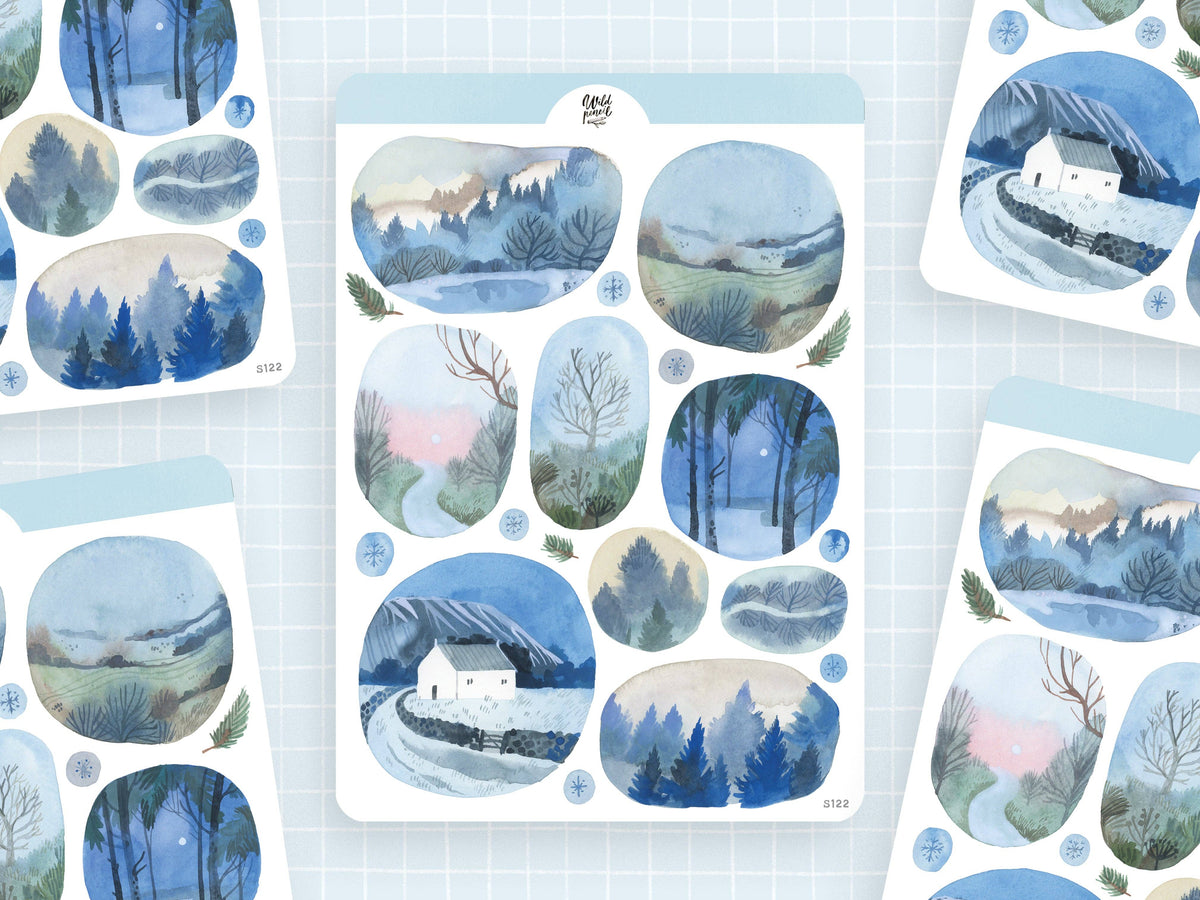 Sticker Sheet - Windows Into Winter
