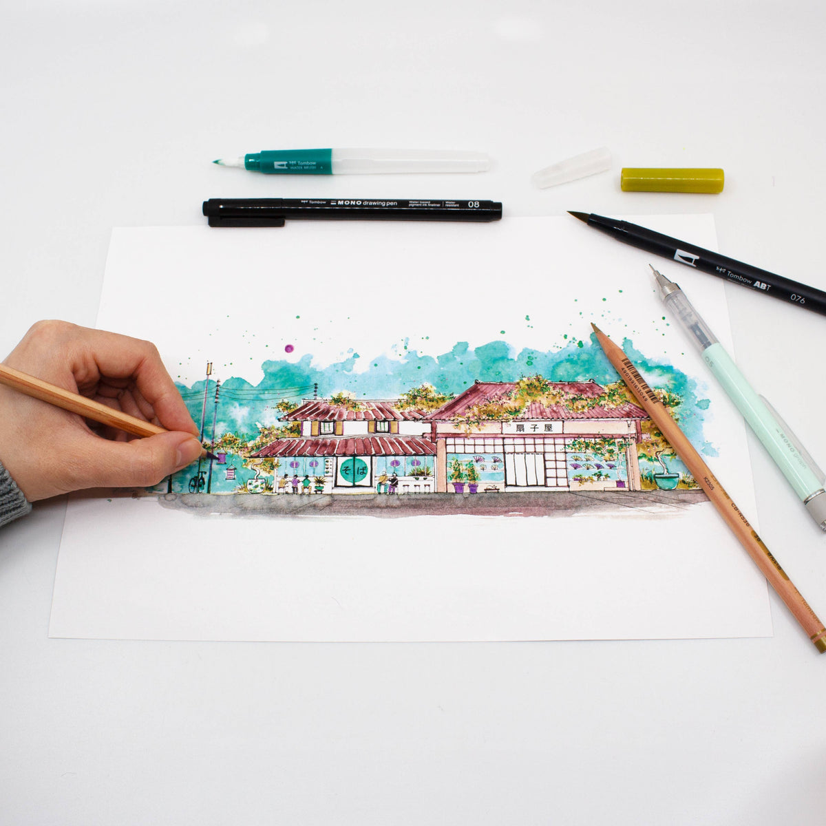 Tombow Urban Sketching Set: Japan Edition