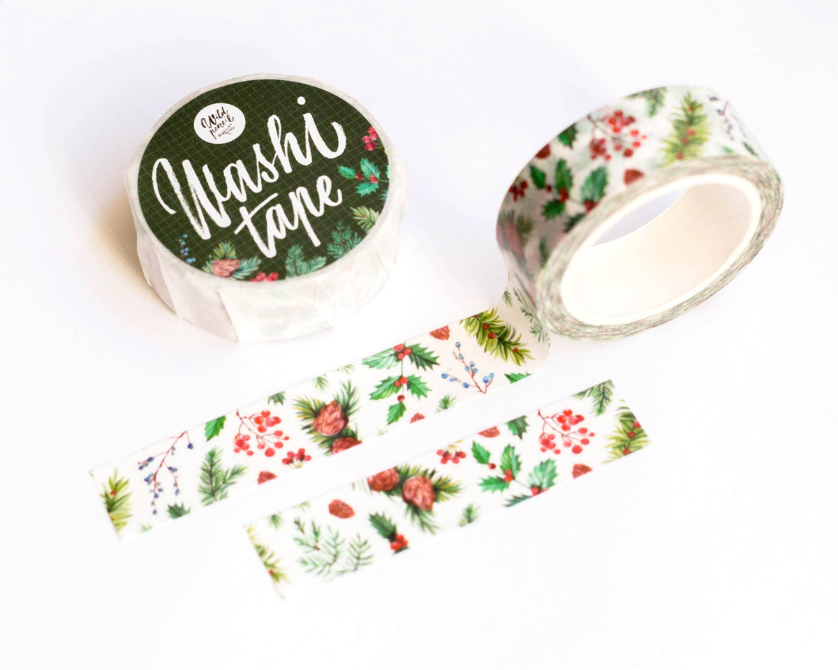 Washi Tape - Christmas Foliage