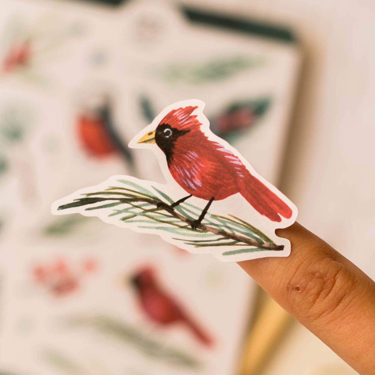 Sticker Sheet - Christmas Flora