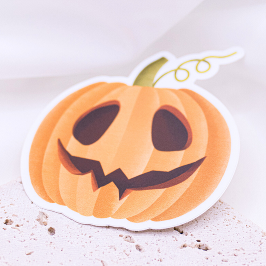 Halloween Autumn Pumpkin Sticker - Pumpkin Vinyl Sticker