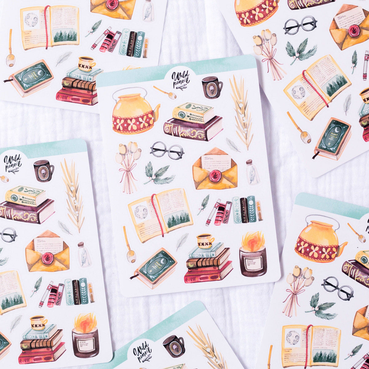 Sticker Sheet - Library