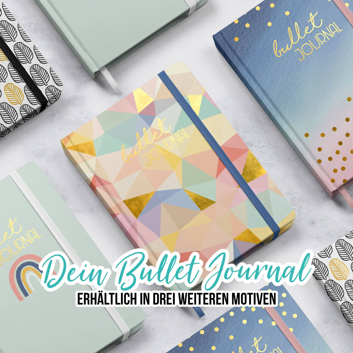 Papierdrachen Bullet Journal - (Watercolor) - A5 dotted notebook
