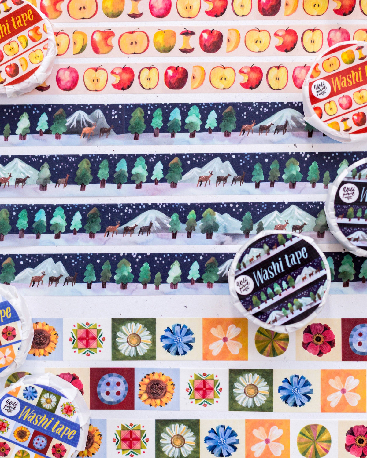 Washi Tape - Winter Night